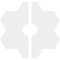 Ekena Millwork Daisy Architectural Grde PVC Contemporary Ceiling Medallion, Two Piece, 14"OD x 3"ID x 4 3/4"C x 1"P CMP14DY2-03000 - alternate 2